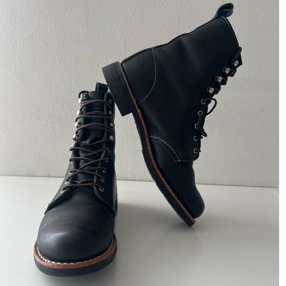 Red Wing Silversmith Boots - Black Leather - 3361 - Women’s 8B- LN Vibram Soles - Picture 8 of 9